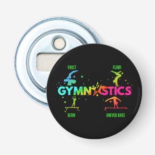 Women's Gymnastics Bars Beam Vault Floor Bottle Opener