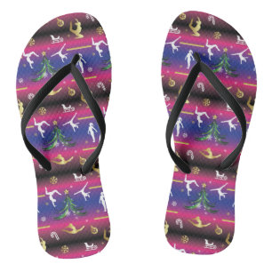 Women's Gymnastics Christmas Tree Thongs