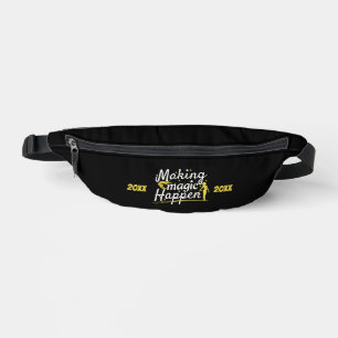 Women's Gymnastics Making Magic Happen Quote Bum Bags