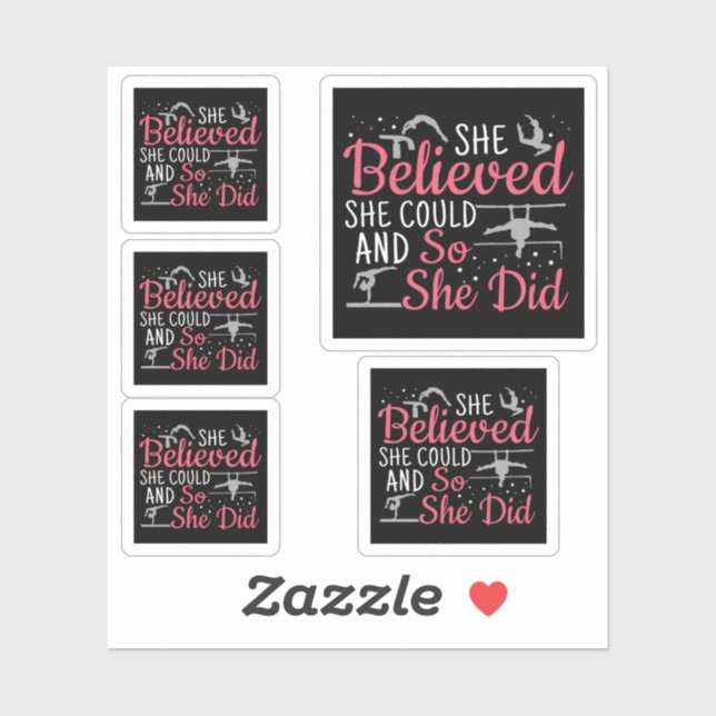 Women's Gymnastics - She Believed She Could (Sheet)