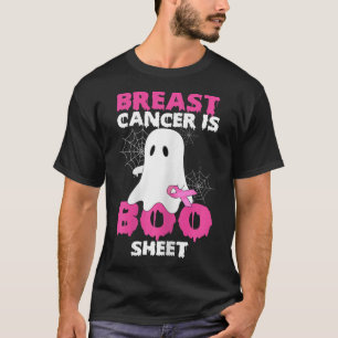 Womens Halloween Costume Breast Cancer Is Boo Shee T-Shirt