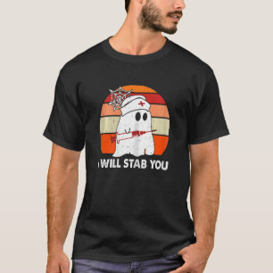 Womens Halloween Costumes 2022 I'll Stab You Ghoul T-Shirt