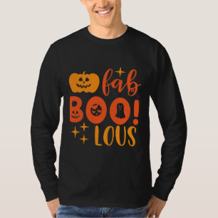 Womens Halloween Faboolous Fa-BOO-Lous T-Shirt
