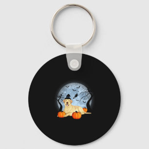 Women's halloween labrador  key ring