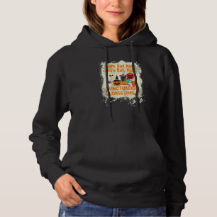 Womens Halloween Let's Eat Kids Punctuation Saves Hoodie