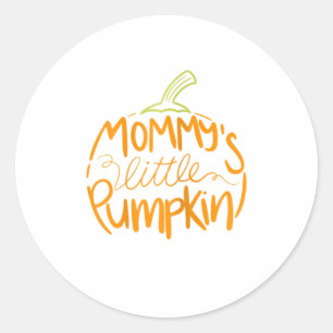 Womens Halloween Pregnancy Costumes Mommys Classic Round Sticker