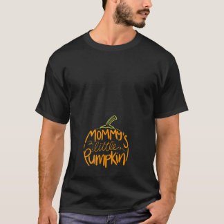 Womens Halloween Pregnancy Costumes Mummy s Little T-Shirt