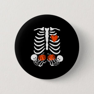 Womens Halloween Pregnancy Twins Costumes Pregnant 6 Cm Round Badge