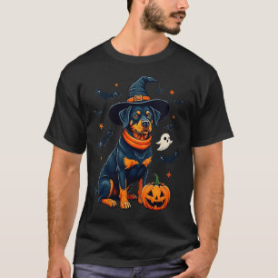 Womens Halloween Rottweiler Dog T-Shirt