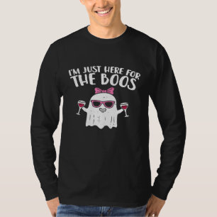 Womens Halloween Shirts For Women Im Just Here For