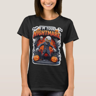 Women's Halloween Sublimation T-Shirt - Black Crew