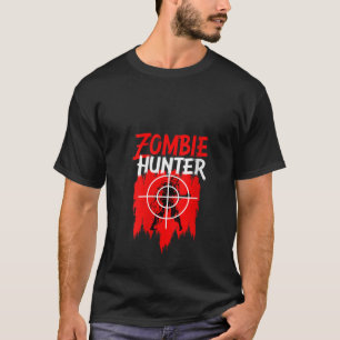 Womens Halloween Zombie Hunter Hunter Costume Idea T-Shirt