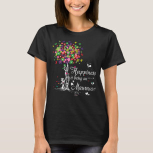 Womens Happiness Is Being An Mawmaw Fun Mother's T-Shirt