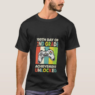 Womens Happy 100th Day Of 2nd Grade Achievement Un T-Shirt