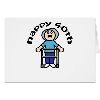 Womens "Happy 40th"