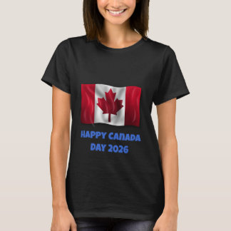 Women's Happy Canada Day T-shirt