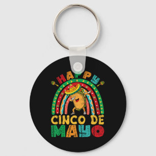 Womens Happy Cinco De Mayo Mexican Fiesta 5 De May Key Ring