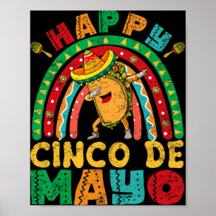 Womens Happy Cinco De Mayo Mexican Fiesta 5 De May Poster