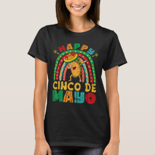 Womens Happy Cinco De Mayo Mexican Fiesta 5 De May T-Shirt
