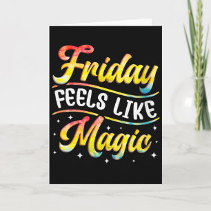Womens Happy Friday Fri Yay Teacher School Meme V- Card