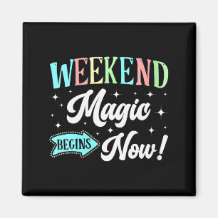 Womens Happy Friday Fri Yay Teacher School Meme V- Magnet