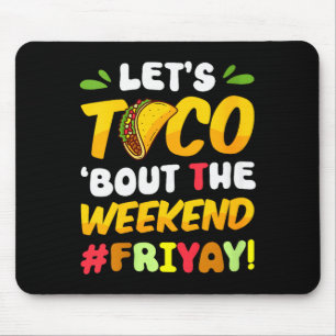 Womens Happy Friday Fri Yay Teacher School Meme V- Mouse Pad