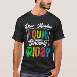 Womens Happy Friday Fri Yay Teacher School Meme V- T-Shirt