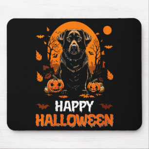 Womens Happy Halloween Dog 2 Mouse Pad