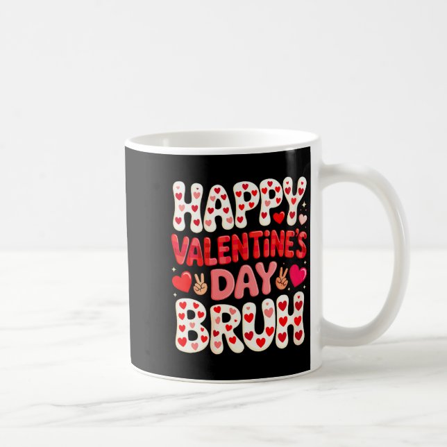 Women's Happy Valentine's Day Hearts Matching Kids Coffee Mug (Right)