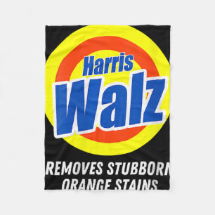 Womens Harris Waltz Removes Stubborn Orange Stains Fleece Blanket