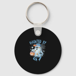 Womens Haunted 6 7 Six Seven 67 Meme Halloween Cos Key Ring