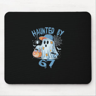 Womens Haunted 6 7 Six Seven 67 Meme Halloween Cos Mouse Pad