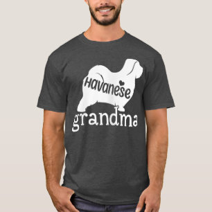 Womens Havanese Grandma Gifts Cute Havanese Dog Lo T-Shirt