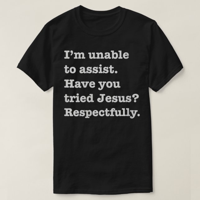 Womens Have You Tried Jesus VNeck  T-Shirt (Design Front)