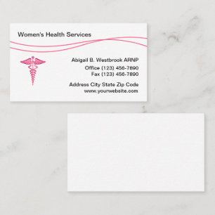 Women's Health Medical Centre Business Card