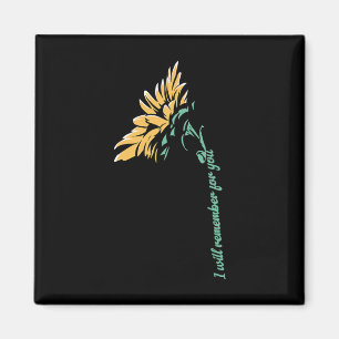 Womens Heimerheimer Awareness I Will Remember For Magnet