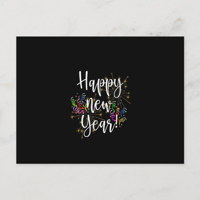 Womens Hello 2023 Happy New Year 2023 New Years Ev Postcard (Front)