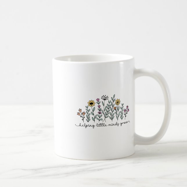 Women's Helping Little Minds Grow Back To School W Coffee Mug (Right)