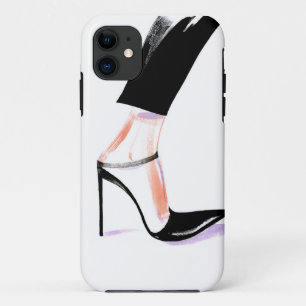 Women's high-heeled shoes iPhone 11 case