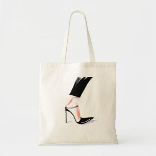 Women's high-heeled shoes tote bag