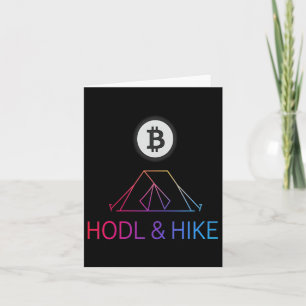 Womens Hiking Adventure Hike Blockchain Sats Freed Card