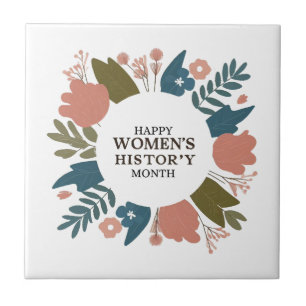 Women's History Month Ceramic Tile