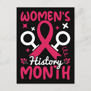 Women's History Month Feminist Postcard