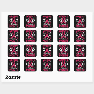 Women's History Month Feminist Square Sticker