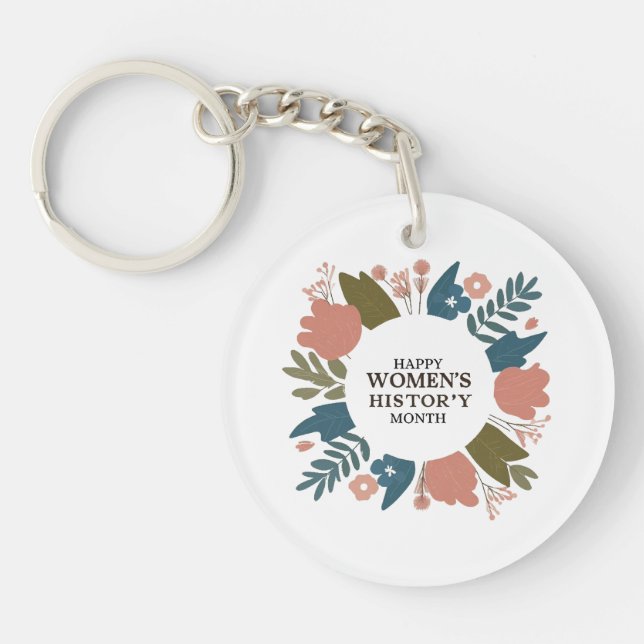 Women's History Month Key Ring (Front)