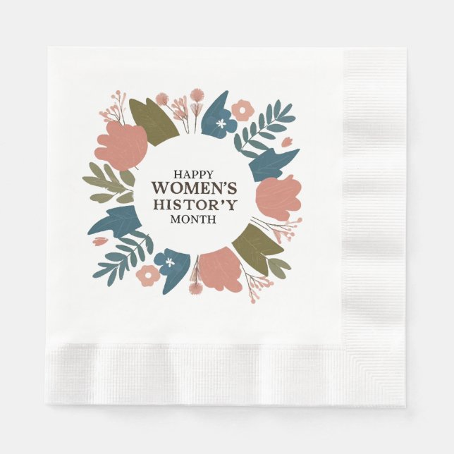 Women's History Month Napkin (Front)