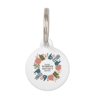 Women's History Month Pet Tag