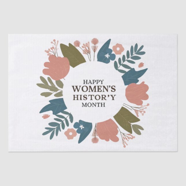Women's History Month Tissue Paper (Front)
