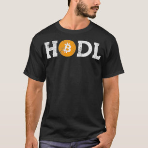 Womens Hodl Bitcoin Hodl Vintage Distressed Bitcoi T-Shirt