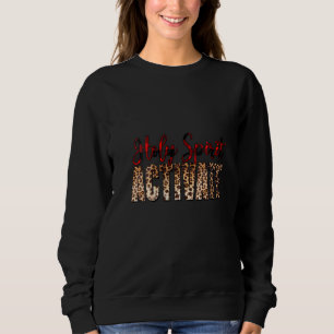 Womens Holy Spirit Activate Holy Spirit Leopard Su Sweatshirt